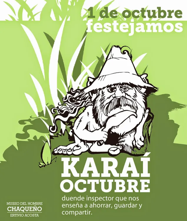 KARAÍ OCTUBRE flyer señalador