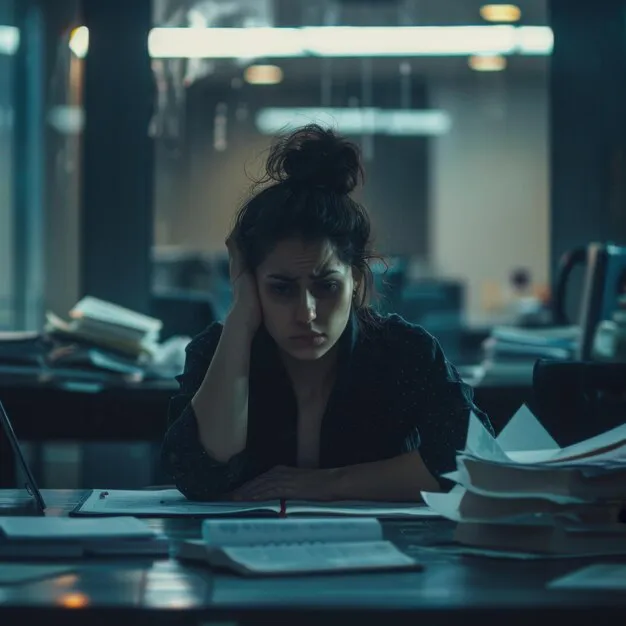 trabajador-oficina-triste-gerente-cansado-persona-triste-que-tiene-mal-dia-agotamiento-exceso-trabajo-mucho-papeleo_162695-25409